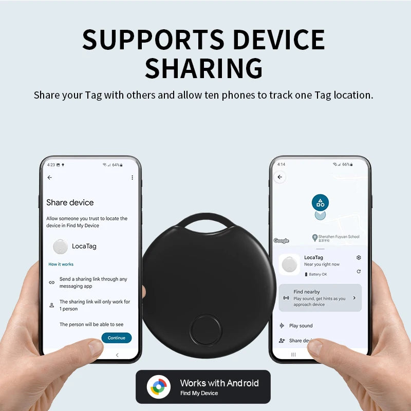 Anti-lost Tracker For Android Phones Work With Google Find Hub App Remote Locating Key Finder for Xiaomi Samsung Pixel Moto GMS