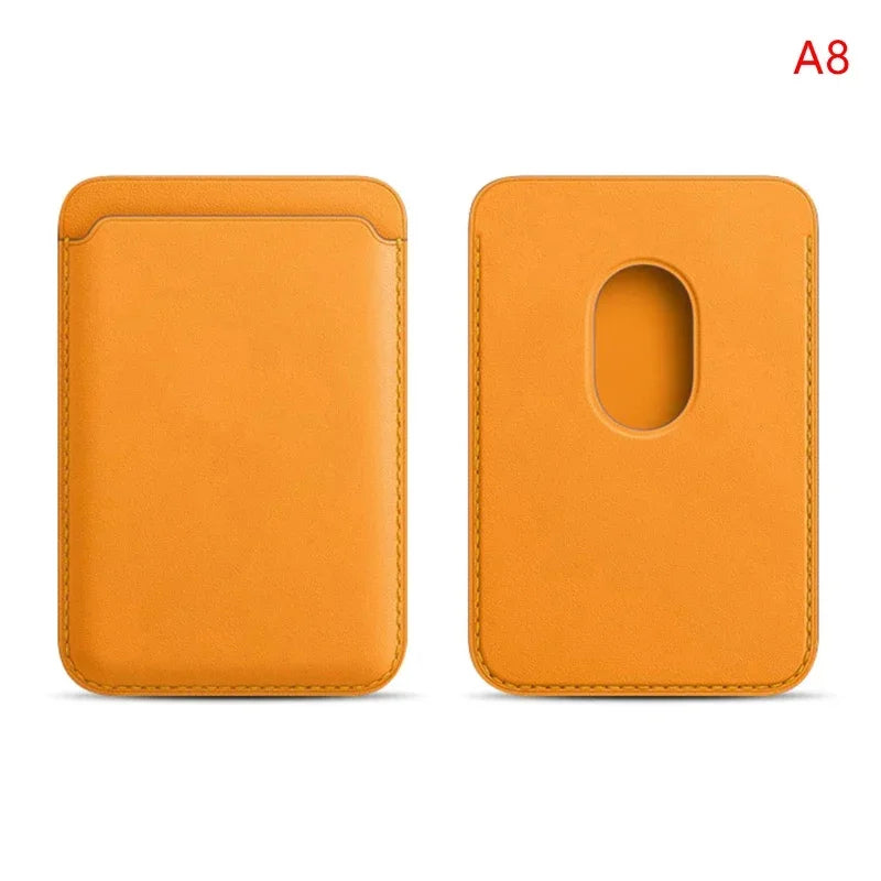 For Magsafe Accessories Magnetic Wallet Holder Leather Case For iPhone 13 12 14 15 16 17 Pro Max Card Holder Phone Purse Cover