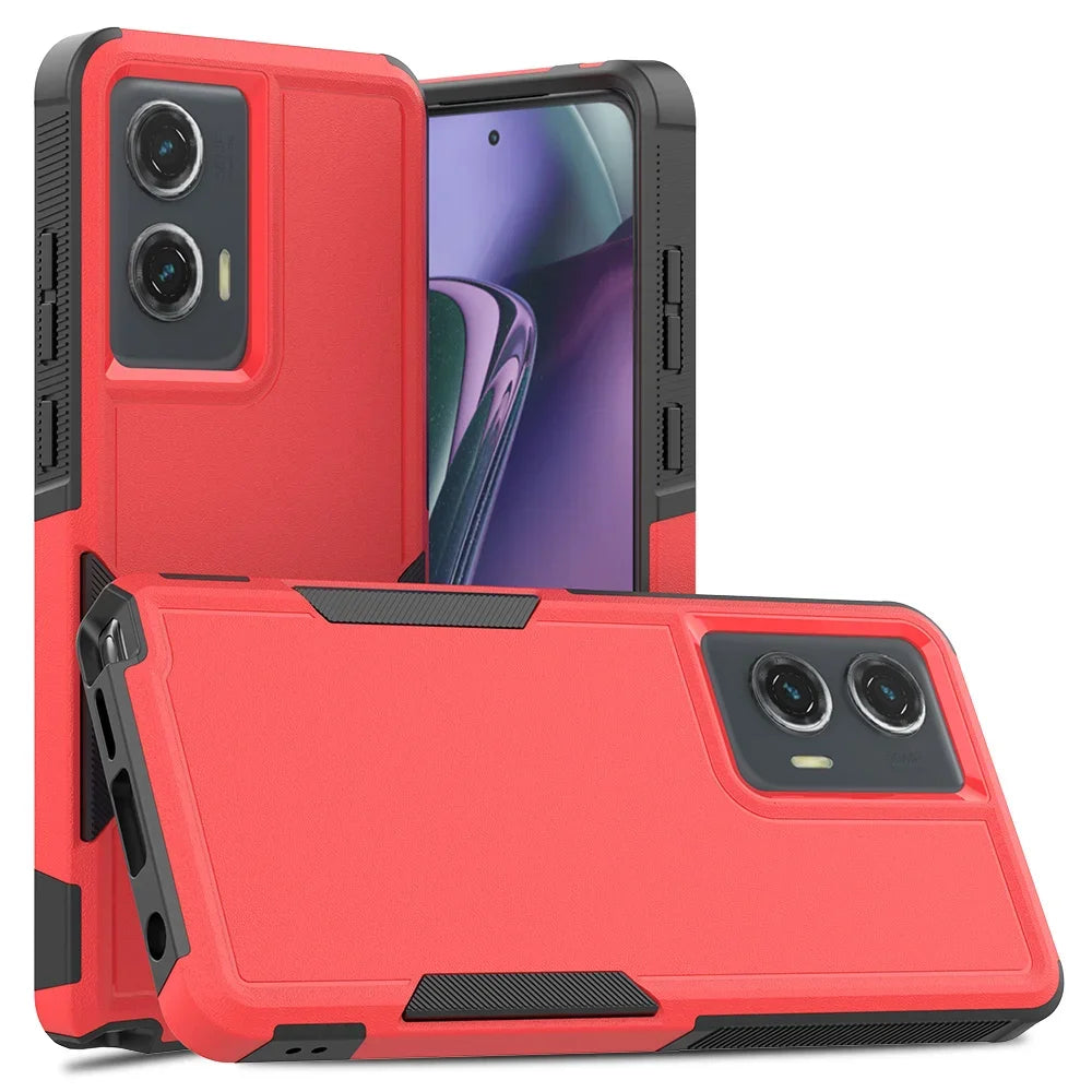 Rugged Armor Shockproof Phone Case For Motorola Moto G Stylus 5G 2024 Power 2025 Play 2026 TPU Frame Hard Plastic Back Cover