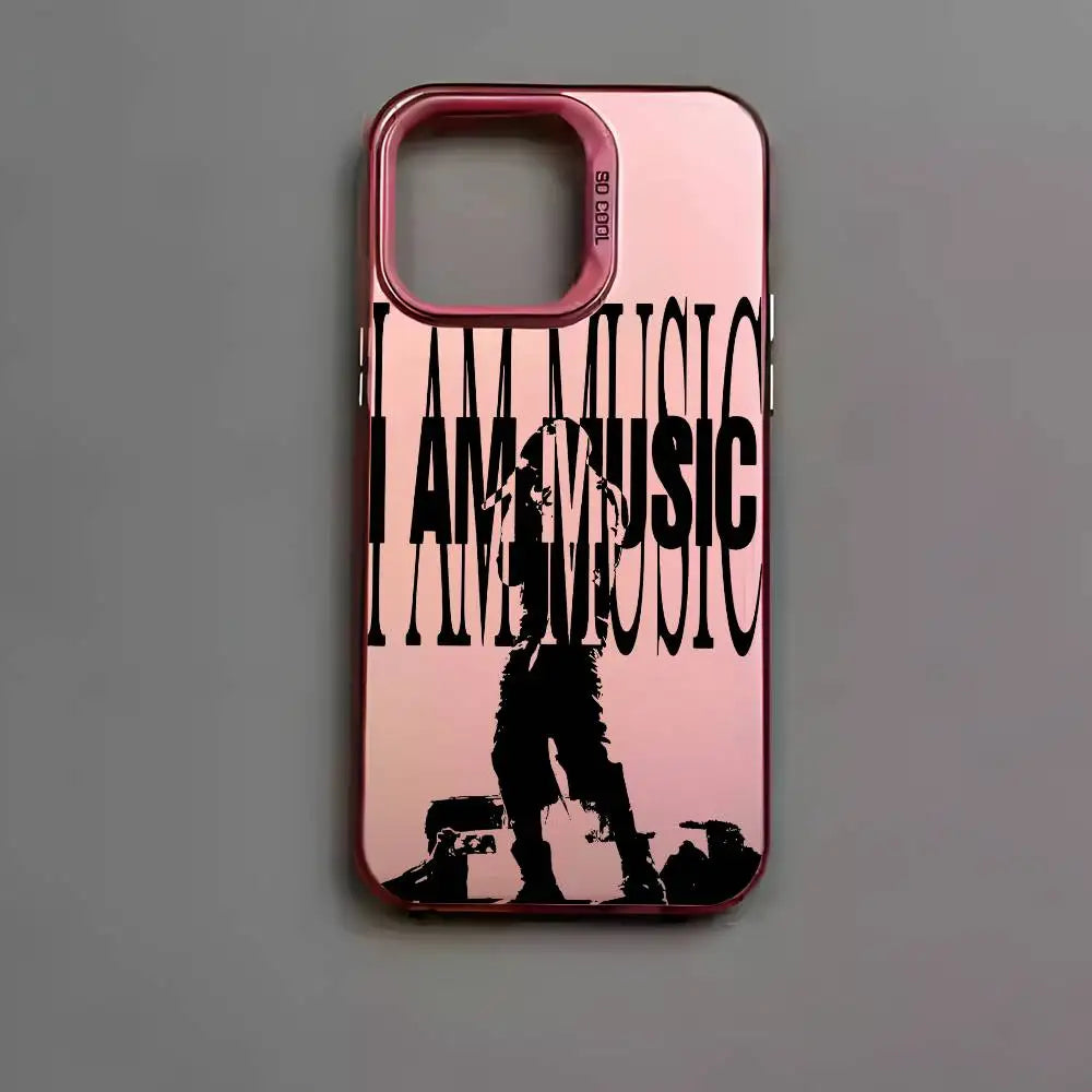 P-playboi Carti I AM MUSIC Phone Case For IPhone 17 16 15 14 13 12 11 Pro Max Air Multicolor Matte Laser Metallic Aurora Funda