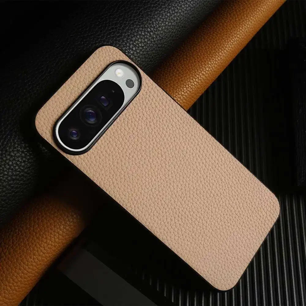 Luxury Pixel 10 Pro Case Business Cowhide Leather Phone Cases For Google pixel9pro 7A 8pro Full Protection Shockproof Back Cover