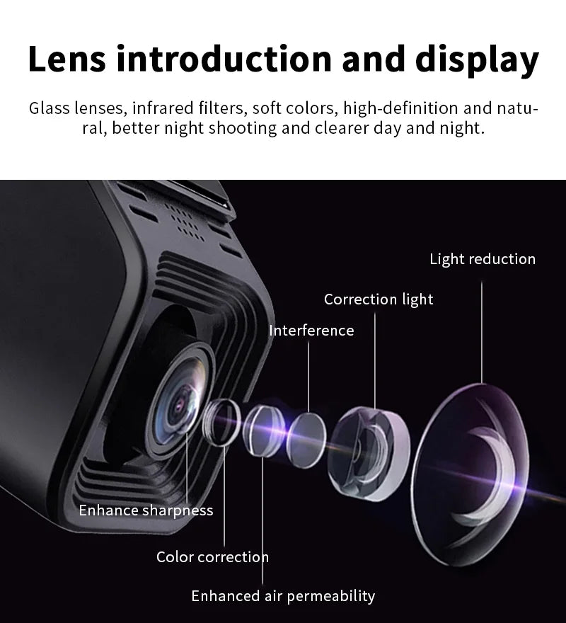 ADAS USB Car DVR Dash Cam 1080P HD for Android Navigation 170° Wide Angle ADAS Intelligent Assistance Driving Recorder