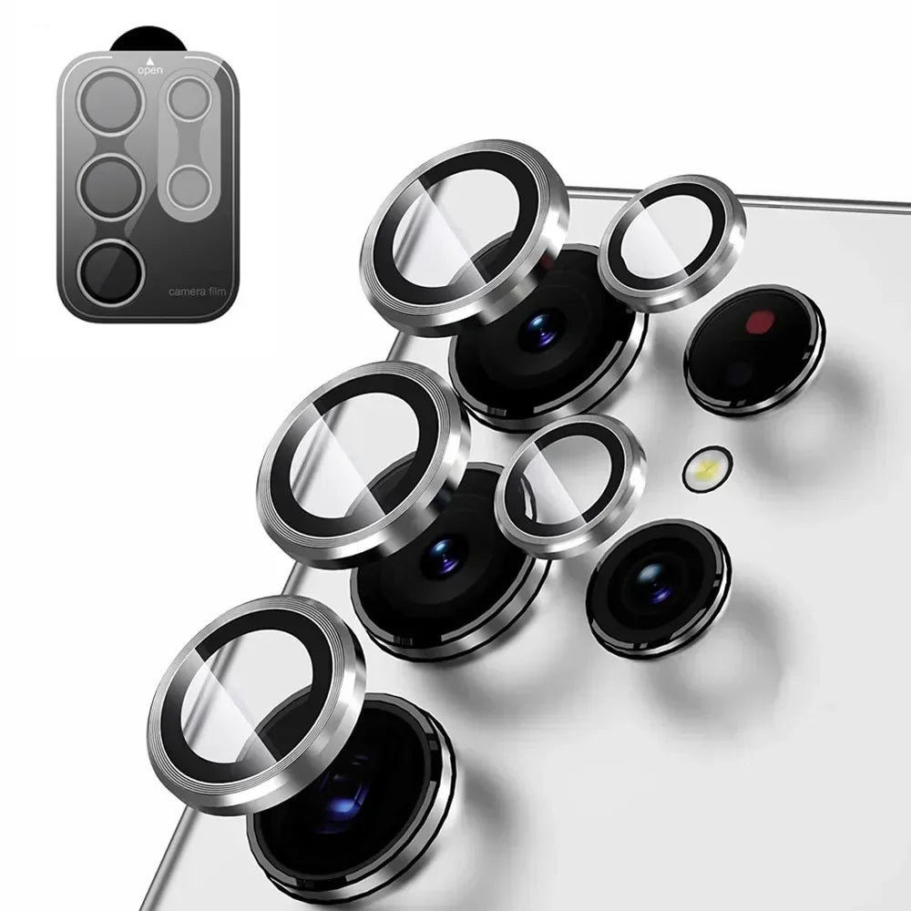 Camera Lens Protetor For Samsung S25 S26 Ultra S24 S23 S22 ultra Case Tempered Glass Film Titanium Alloy Ring Phone Accessories