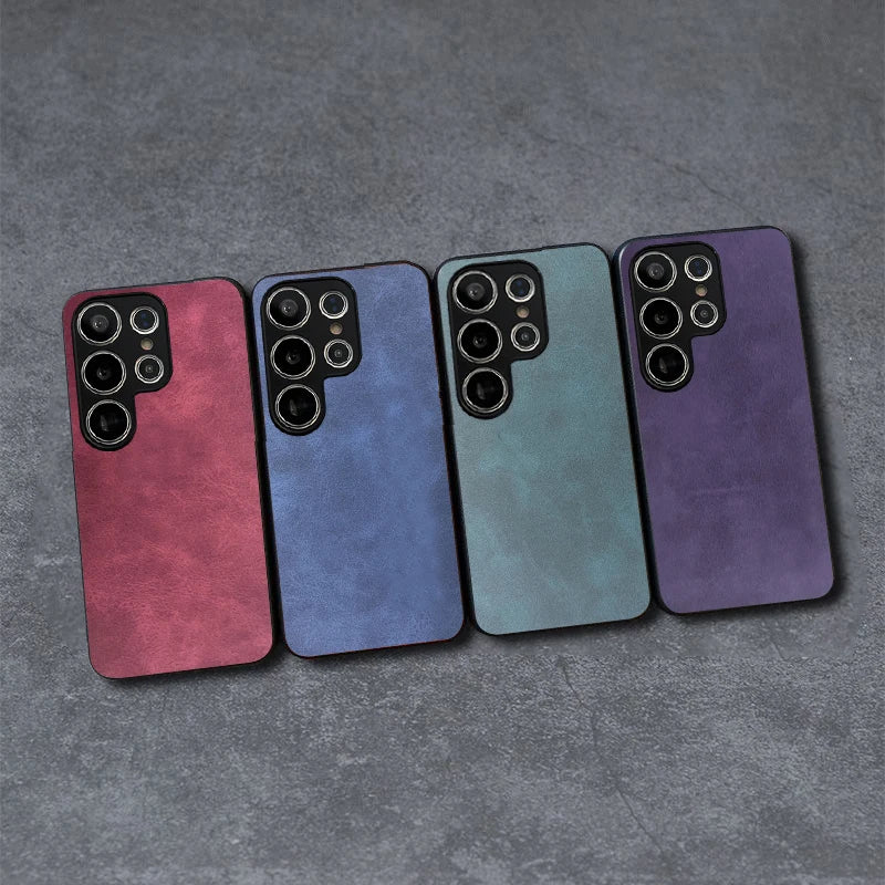 Luxury Case for Samsung Galaxy S25 S24 S23 S22 S21 Ultra Plus S20 FE Luxury Crocodile Patterned Leather Cover