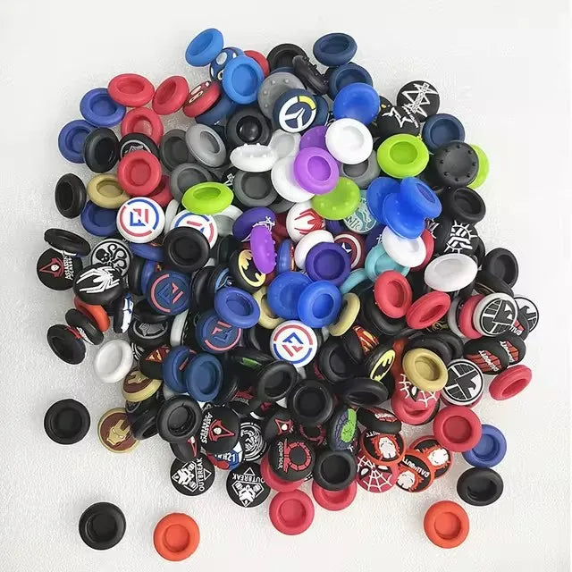 50pcs/lot Random Shipment Mix Color for Ps4 Ps5 for Xboxone Series S X Joystick Thumb Stick Grip Silicone Cap