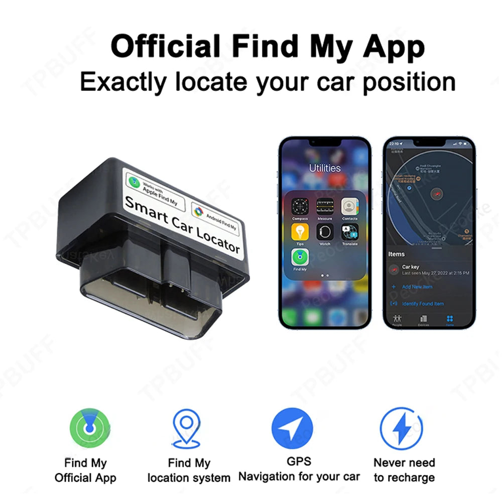 IOS & Android System Gps Tracker Car OBD Google Find My APP GPS Locator Vehicle Anti-lost Tracking Device Free App Mini GPS  Mon
