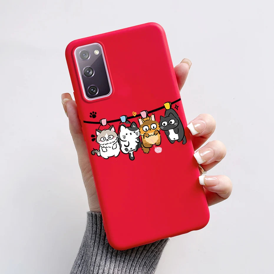 Case For Samsung Galaxy S20 FE Cover Candy Soft Silicone Phone Back Fundas For Samsung S20 Plus GalaxyS20 Ultra S20FE S 20 Cases
