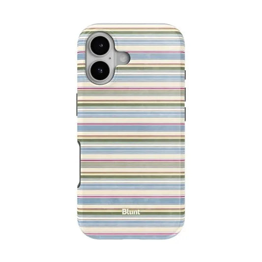 Luxury Clmj Cute stripes Phone Case for iPhone 17 17e 16e 16 15 14 13 12 11 X XS XR XSMAX 7 8 Air ProMax Plus Double-layer Cover