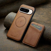 2 in 1 Magnetic Pu Leather Phone Case for Google Pixel 10 9 9Pro XL 8A 8Pro 8 7 7A 7Pro Detachable Wallet Cards Holder Cover