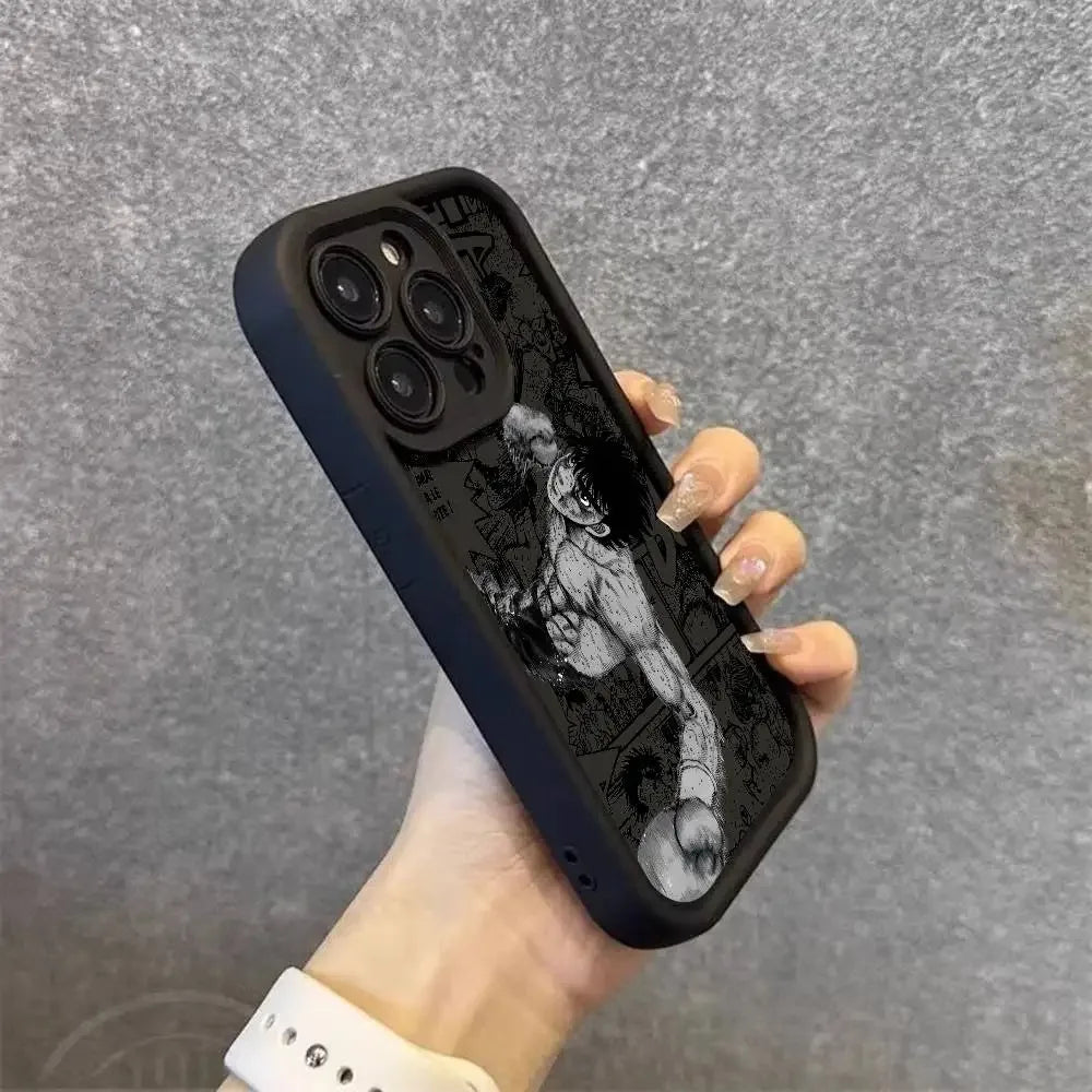 Hajime no Ippo Anime Phone Case for iPhone 17e 17 16e 16 15 14 13 12 11 Air Pro Max Mini XR XS X 7 8 6 6s Plus Soft TPU Back