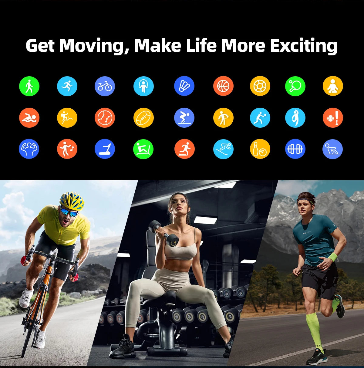 2026 New Smartwatch 1.96 inch Ultra-thin Bluetooth Call Health Monitor IP68 Waterproof 100 Sport Smart Bracelet For  Android iOS