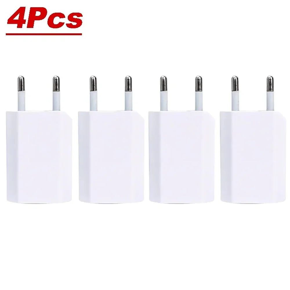 5V 1A USB Charger Fast Charging Mobile Phone Travel Wall Charger For iPhone Samsung Xiaomi Huawei Portable QC3.0 EU Plug Charger