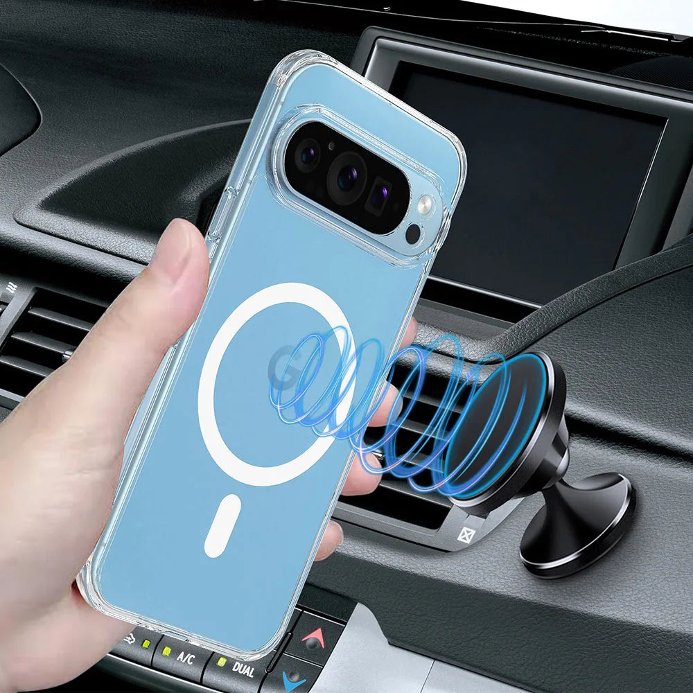 For Hybrid Hard PC For Google Pixel 11 PRO XL 10 PRO XL 9 PRO 8 7 6 PRO 6A Shockproof Cover For Magsafe Magnetic Case  ﻿