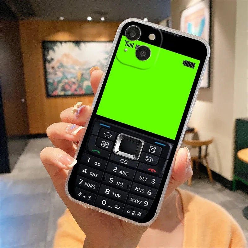 Gameboy Boy Game Model Phone Case For iPhone 17 16 15 11 12 14 13 Pro Max Mini X XS XR 7 Plus 17E Air Shockproof Silicone Cover