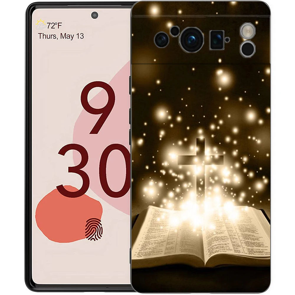 Faith Christian Religious Jesus Clear For Google Pixel 9 8 7 6 7A 6A Pro Shockproof Soft TPU Cover Pixel 9 Pro XL Phone Case Bag