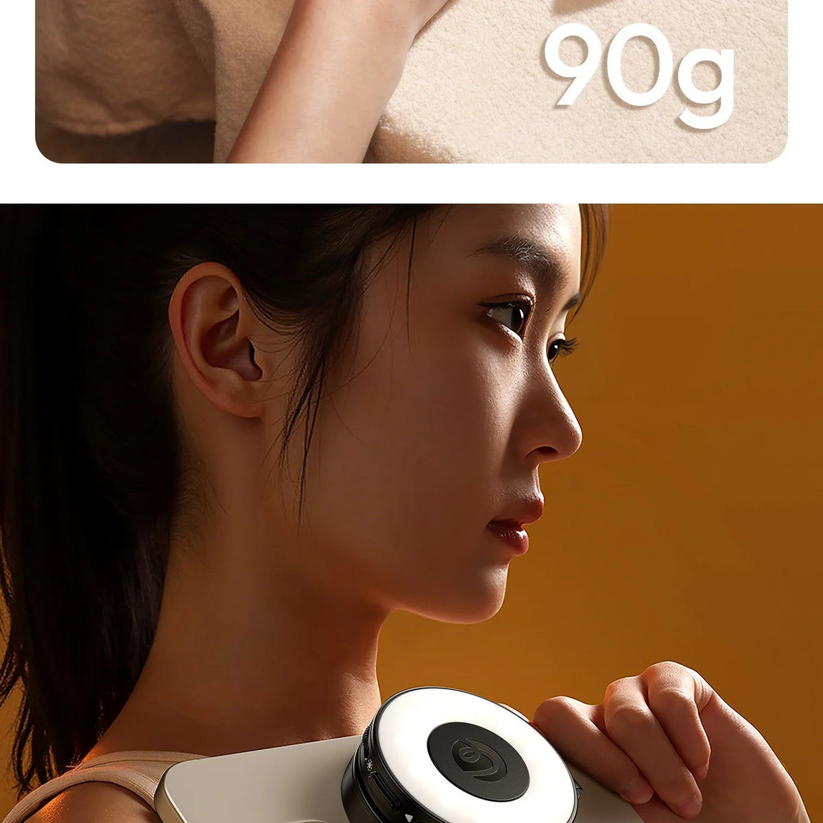 Original Ulanzi LM23 Light 3-Level Brightness Magnetic Soft LED Light Portable Pocket Vlogging Live Streaming Content Creation