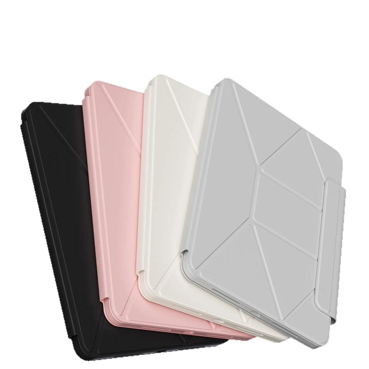 ZOYU for iPad 10/11th Increase Height Bracket Case, Magnetic Transparent Back Shell Cover iPad Pro 11 12.9 Air 4/5th 13 Mini 6/7