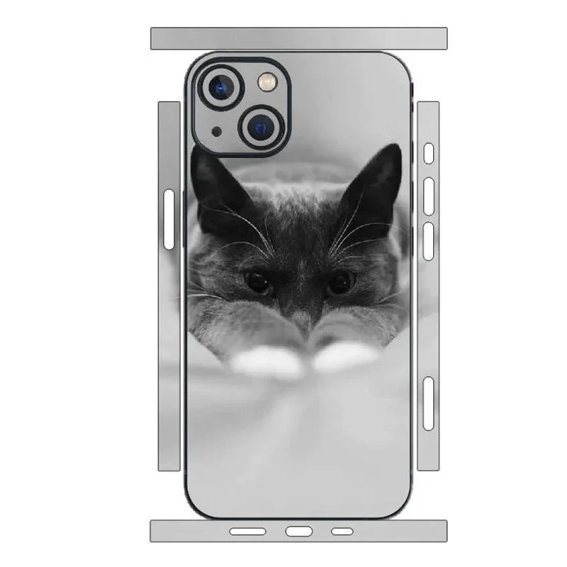 2Pcs Stickers for Iphone 17 Pro Max Iphone 15 Full Cover Stickers Back Film for iphone 15 Pro Max 14 13 12 Skin Stickers