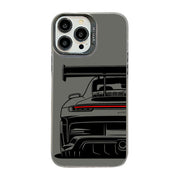 GT3 Car Phone Case for iPhone 17 AIR 16 15 14 13 Pro 12 11 Pro Xs X XR Max Laser Hard PC+TPU Cases Back Cover-S790P1