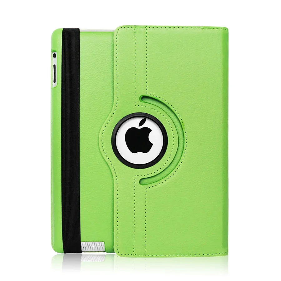 For iPad Pro 12.9 2018 2020 2021 2022 2015/2017 Smart Leather Case 360° Rotation and Sleep Wake Function Protective Shell