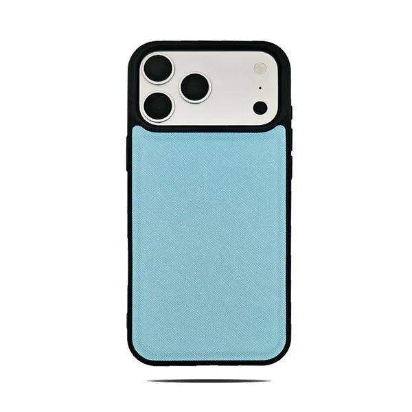 Simple Solid Color Leather Phone Cover For iPhone 17 16 15 Pro Max Business Office Style Case