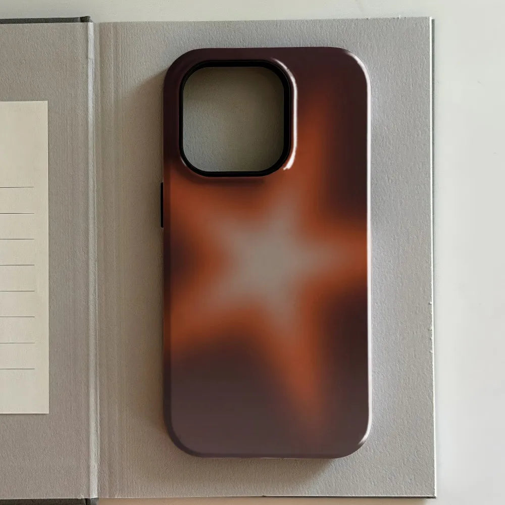 Luxury Clmj BUGR Abstract retro art Phone Case for iPhone 17 16e 16 15 14 13 12 11 XR XSMAX Air Pro Max Plus Double-layer Cover