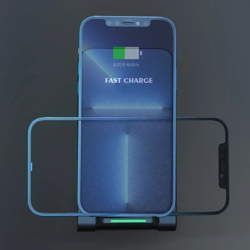 Wireless Charger Station Earphone Phone Fast Charging Charger Holder For iPhone 16 15 14 13 Pro Max Samsung S24 S23 Xiaomi
