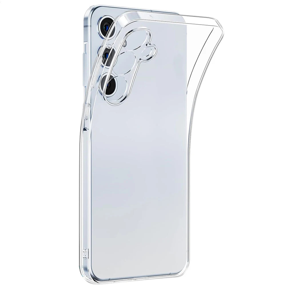 Crystal Silicone Soft TPU Case For Samsung Galaxy S25 FE S24 S23 S22 S21 S20 Plus S25 FE Edge Ultra Thin Clear Phone Cover