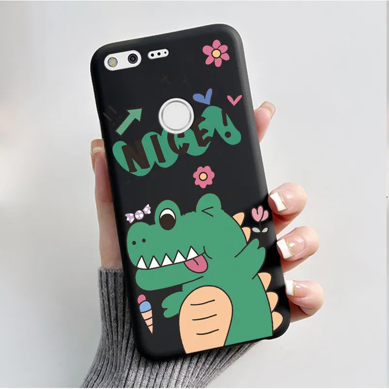 For Google Pixel XL Case Luxury Fashion Butterfly Flowers Black Soft TPU Silicone Back Cover For Google Pixel 1 1XL Phone Cases