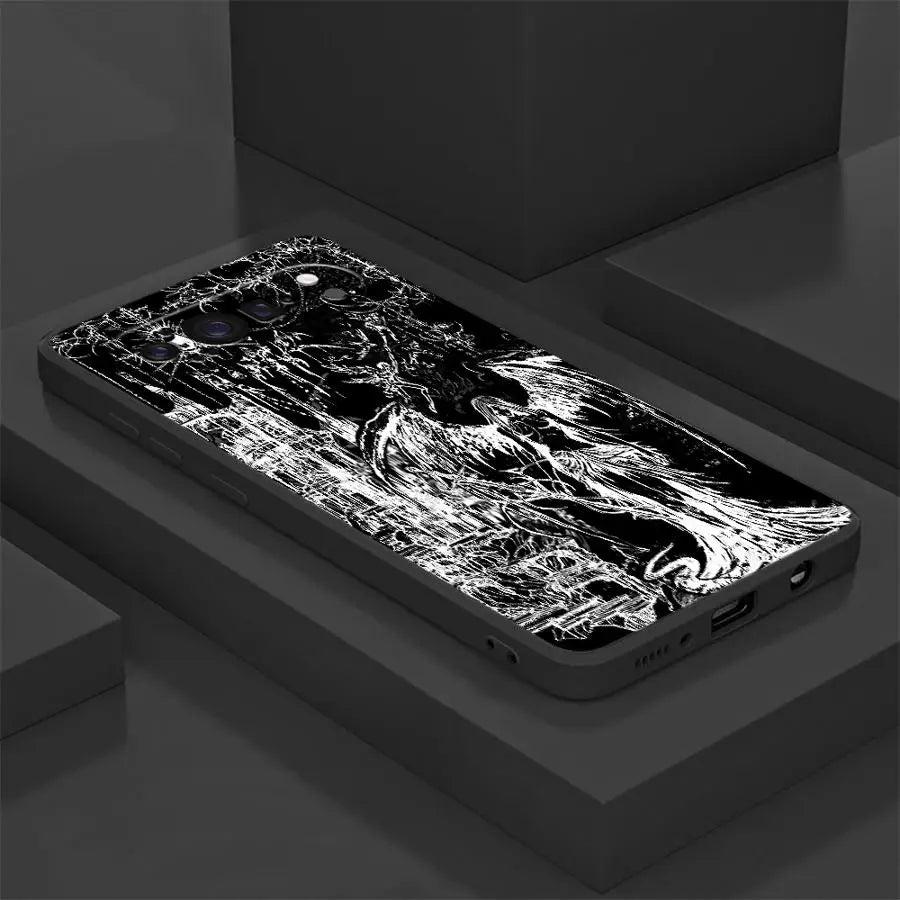 Funda Phone Cover Case for Google Pixel 10A 7a 9a 6 7 8 Pro 8a 6a 10 9 Pro XL Sword & White Hair Witch