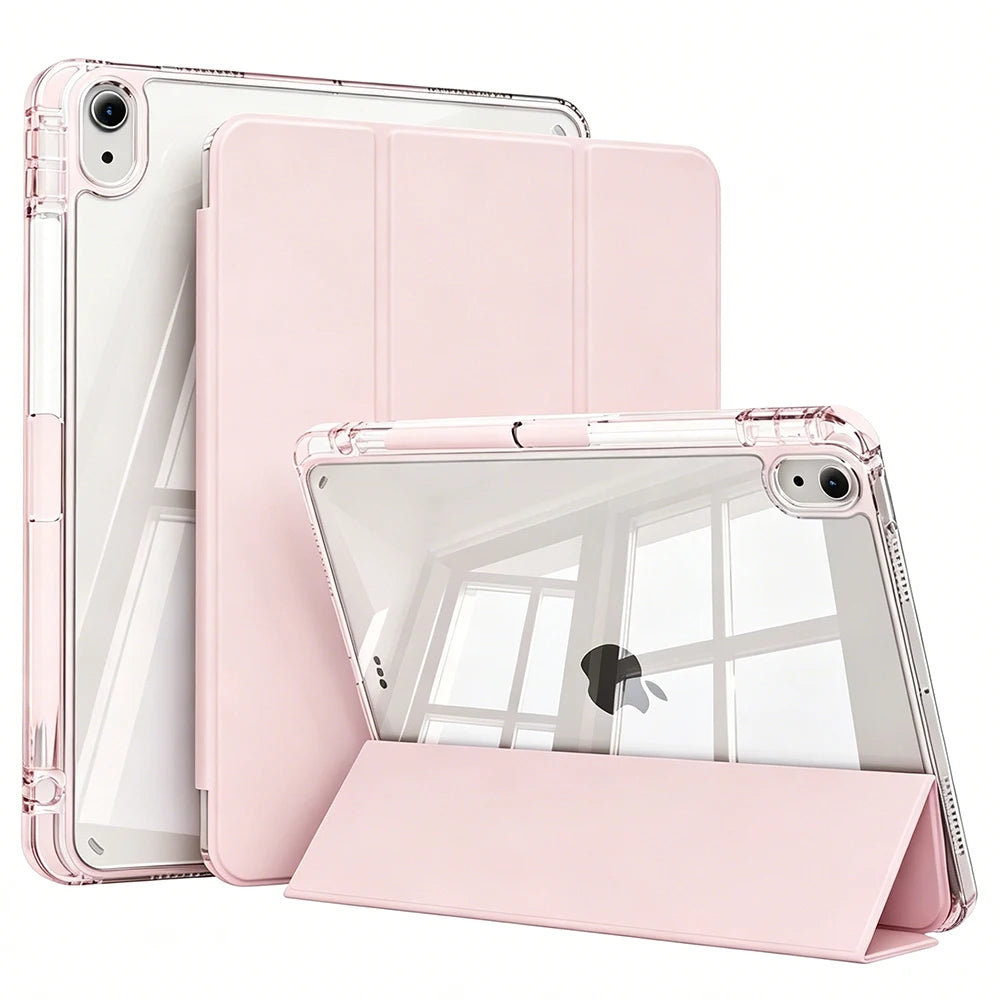 Tablet Case for Apple iPad (A16) 11th Generation 11 Inch 2025 / 10th Generation 10.9 Inch 2022 Transparent Back Smart Cover