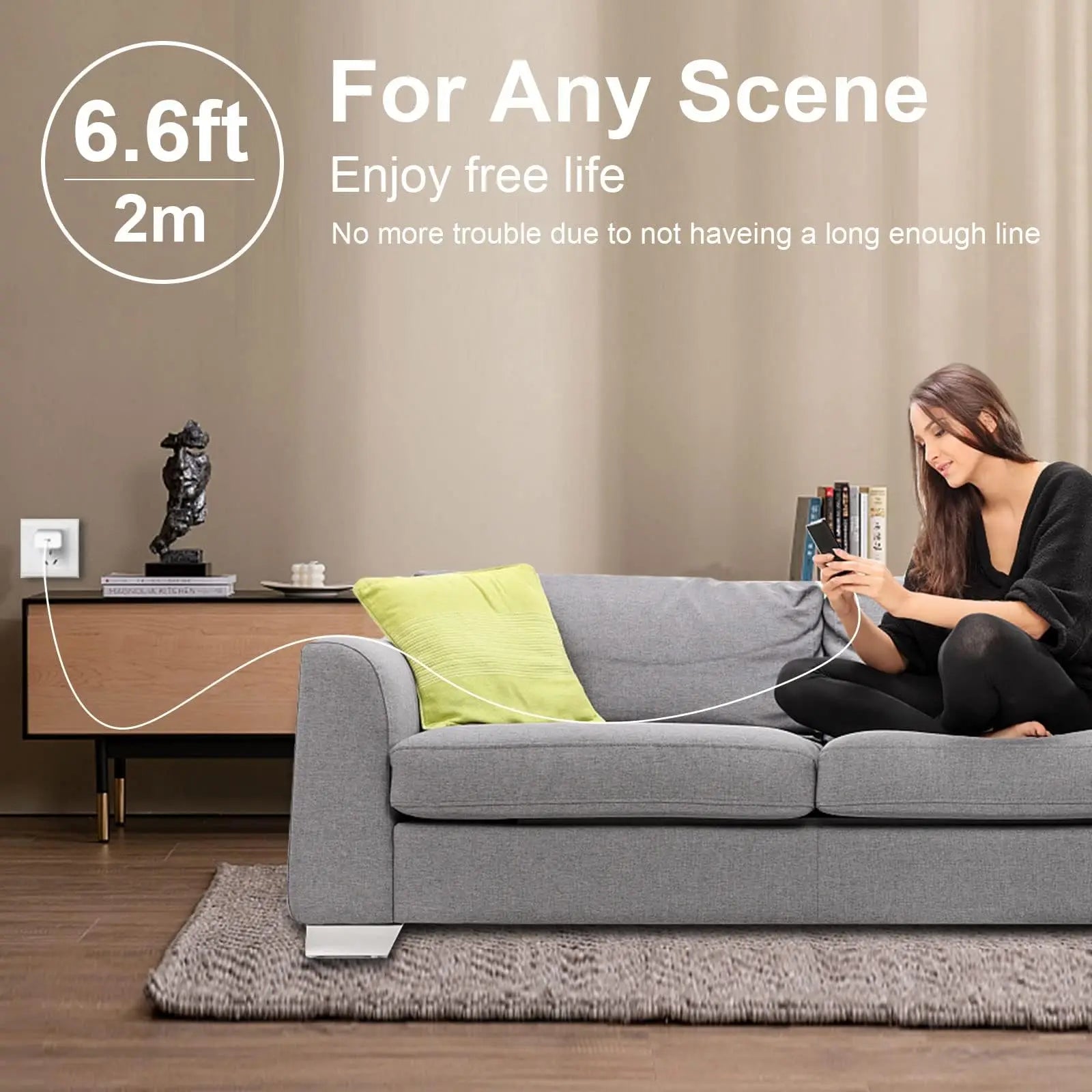 For iPhone16 Charger Fast Charging,For iPhone15 Charger,For iPad Charger Fast Charging Wall Charger with 6FT USB C to C Cable