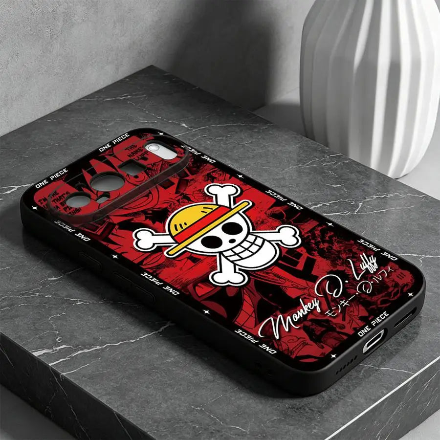 One Piece Red Green Cool Funda Phone Cover Case for Google Pixel 10A 7a 10 9 Pro XL 9a 6 7 8 Pro 8a 6a