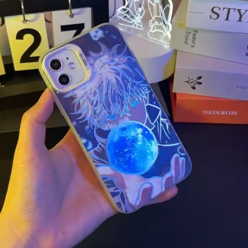 Anime Jujutsu Kaisen Gojo Phone Case For iPhone 17 16e 16 15 14 13 12 11 mini Pro Max X 8 7 Air Plus Anti Fall Matte Back Cover