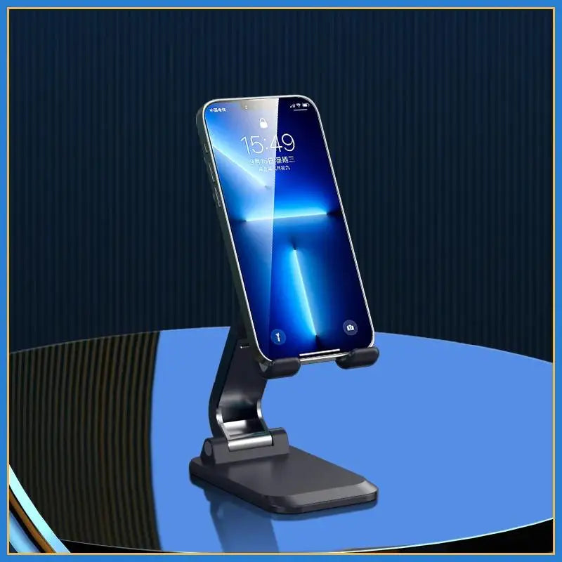 Foldable ABS Desktop Mobile Phone Stand For iPad iPhone Smartphone Support Tablet Desk Cell Phone Portable Holder Bracket