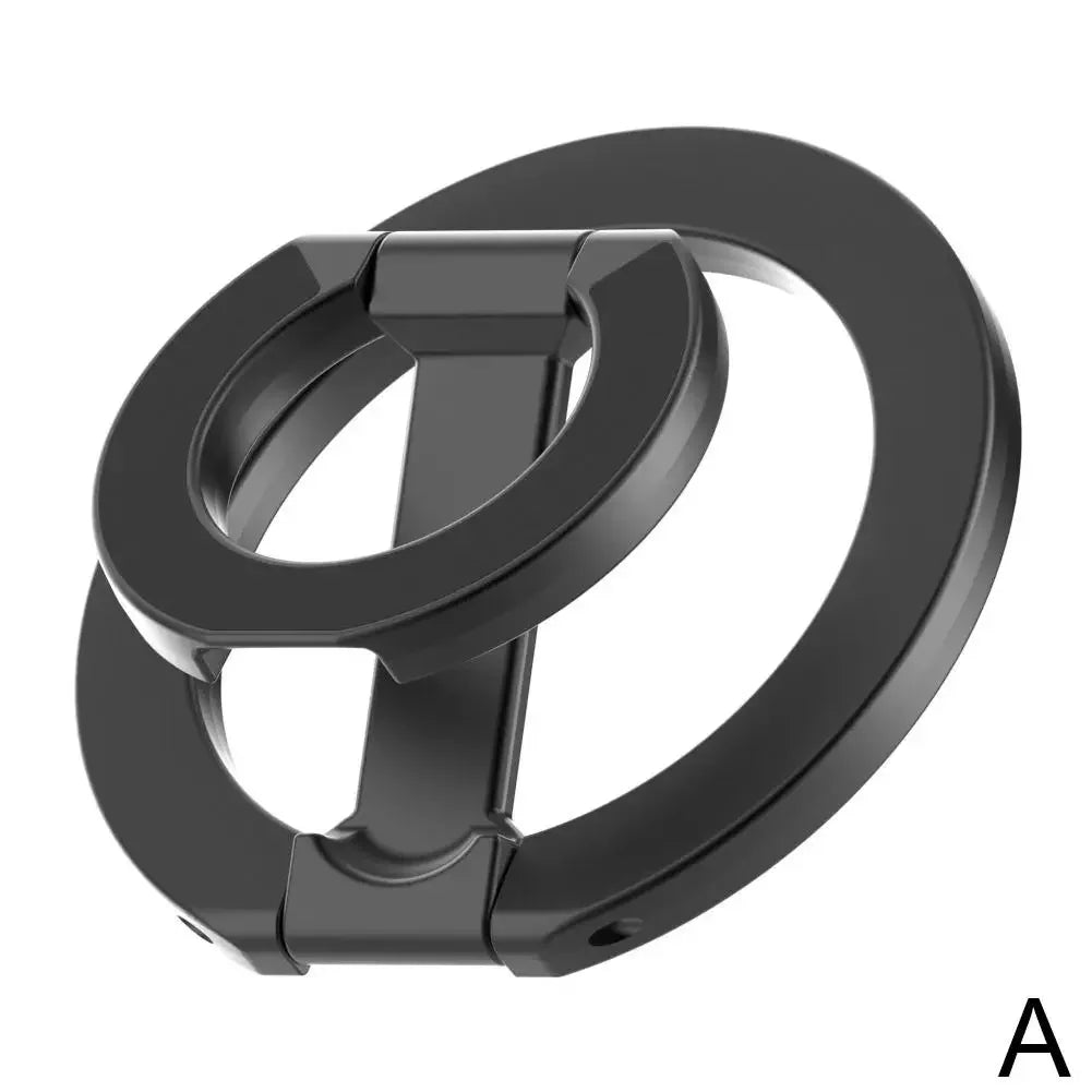 Magnetic Phone Ring Holder Dual-Side Magnet 360° Rotation Ultra-Thin Foldable Portable Desktop Phone Stand for iPhone 17 16 15