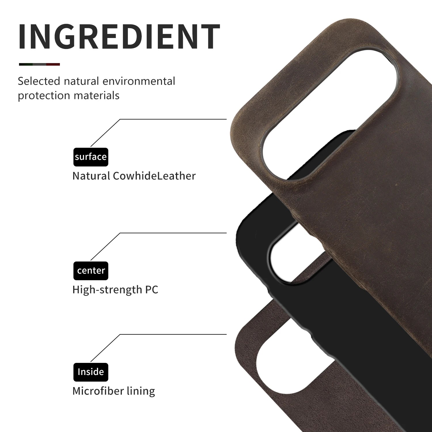 Crazy Horse Pattern Genuine Leather Case For Google Pixel 10 Pro XL Pixel10 Pro 9A 8A 7A 6A 5 6 7 8 Pro 9 Pro XL Back Cover Case