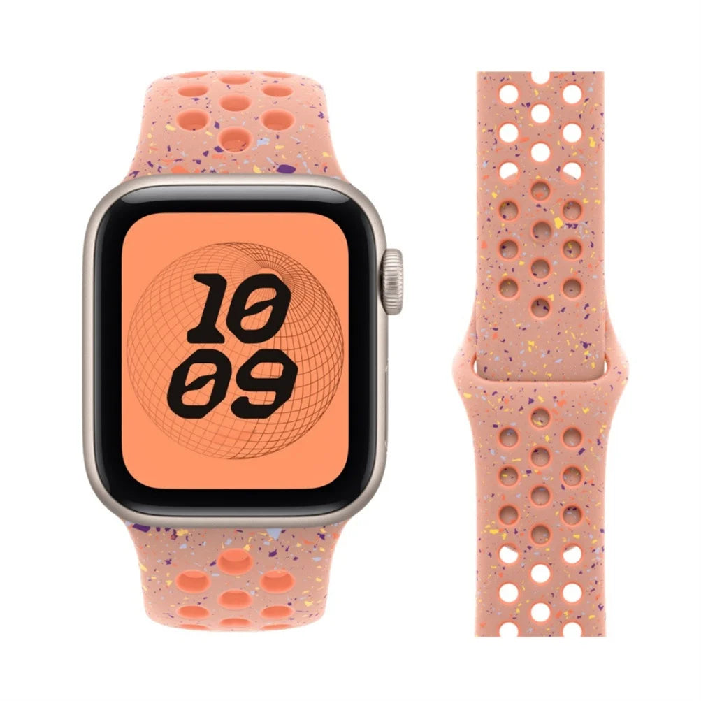 Original Silicone Strap For Apple Watch 46MM 45MM 44MM 49 41 40MM 42MM Sports Rubber Band Iwatch Series11 10 9 8 7 6 SE Ultra2/3