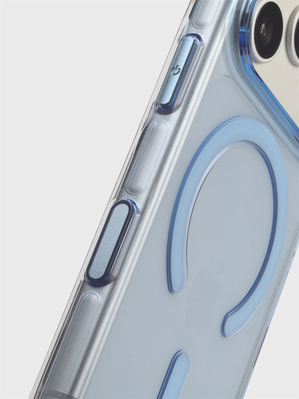 Luxury Transparent Magnetic Bumper Case For iPhone 18 17 16 Pro Max For Magsafe Wireless Charge Camera Button Clear Cover Shell