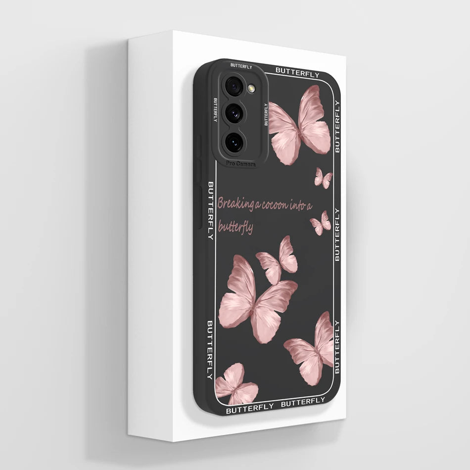 For Samsung S20 FE Ultra Phone Case Cute Back Cover For Galaxy S 20 S20FE S20Ultra Soft Liquid Silicone Full Protection Fundas