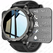 New GPS Track Smart Watch Men AMOLED HD Screen Outdoor Sports Fitness Heart Rate NFC IP68 Waterproof Bluetooth Call Smart Watch
