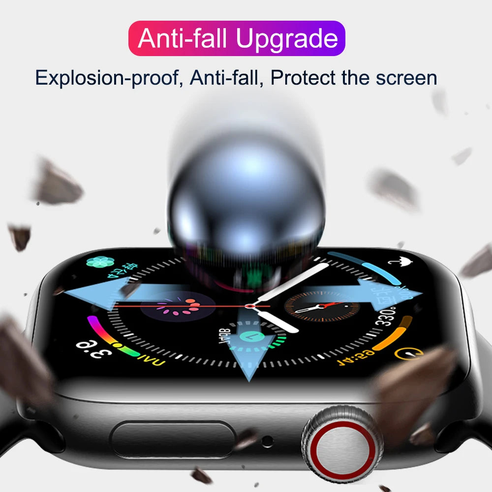 5PCS Screen Protector for Apple Watch Ultra 4 3 2 49 40 41MM 42MM 44MM 45MM 38MM Soft Film for iWatch Series 12 11 10 9 8 7 6 SE