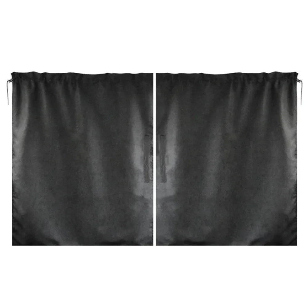Car Privacy Curtains Universal Divider Curtain Between Rear Seat Auto Blackout Sun Shades Side Window Covers