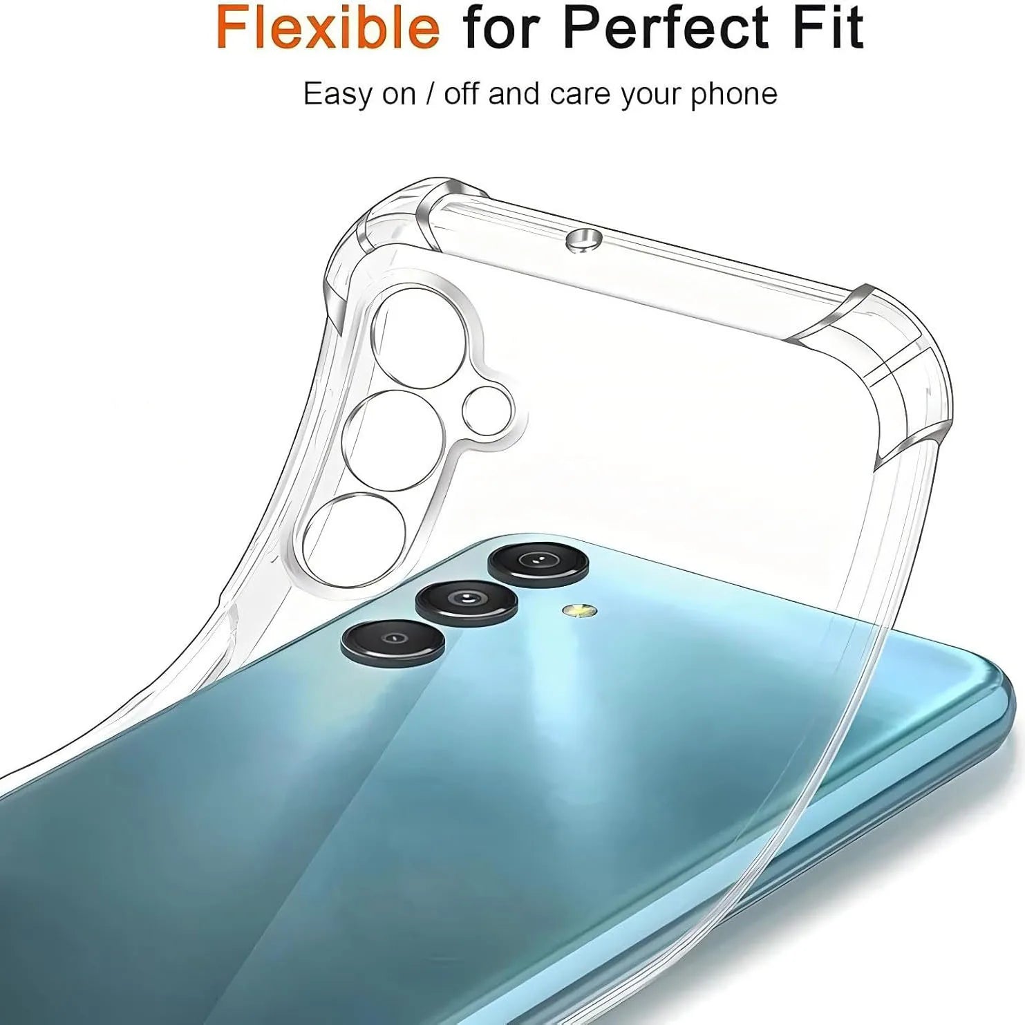 Transparent Bumper For Samsung Galaxy S26 S25 Ultra Case S25 Edge S24 S23 S22 S21 S20 FE Note 20 Ultra 10 Plus Shockproof Cover