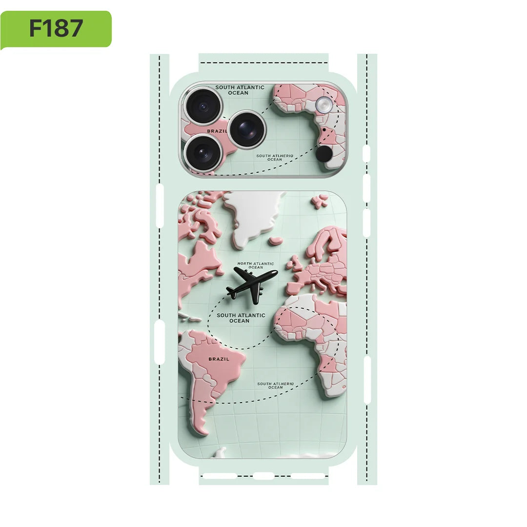 Custom Premium Full Wrap Vinyl Stickers For iPhone 17 16 15 14 Pro Max – Custom Skins Full Cover Back Film for IPhone17Pro Max