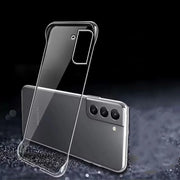 For Samsung Galaxy S22 S20 S21 S23 S24 FE S25 S26 Ultra S9 S10Plus Note 20 10 Plus 9 Borderless Transparent PC Hard Phone  Cover