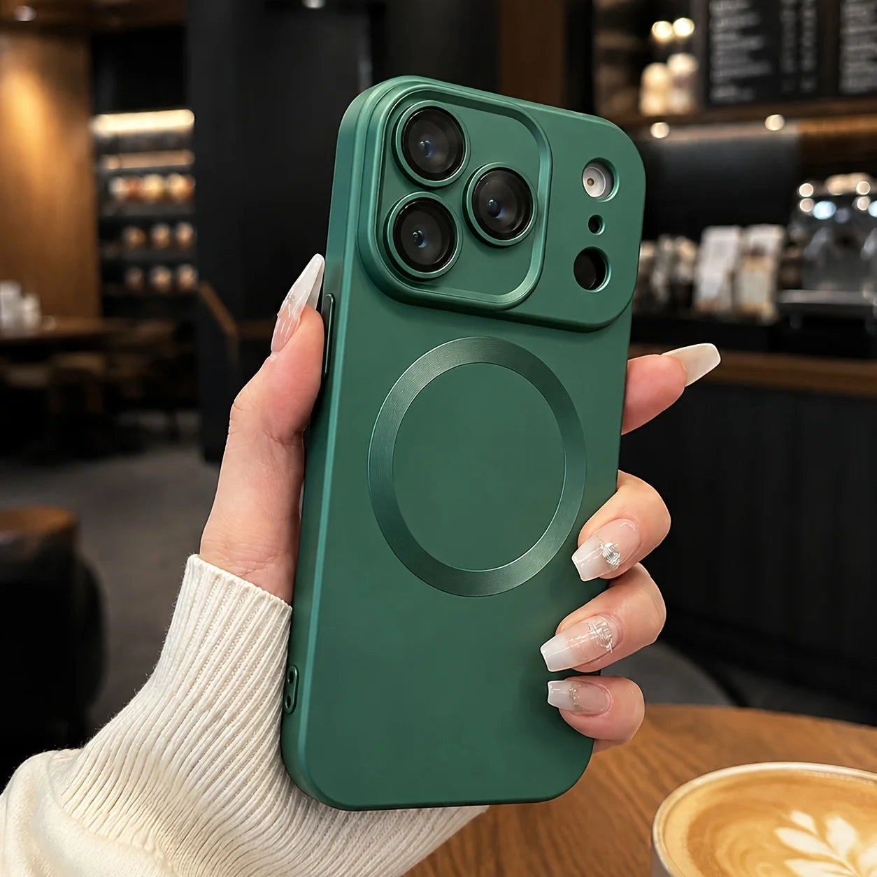 Premium Metallic Sheen Magnetic Phone Case for Iphone 11 12 13 17 Pro Max 15 16 14 Plus Camera Lens Protector Back