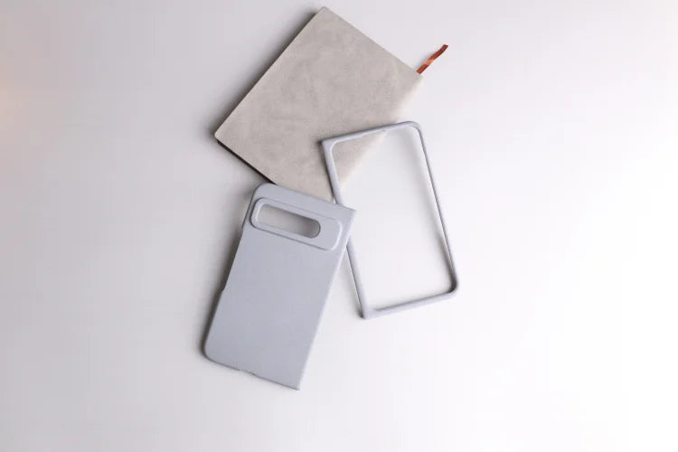 Sandstone Matte Hard PC Flip Phone Case For Google Pixel Fold Ultra Thin Anti-fall Non-slip Full Protect Bumper For Pixel Fold