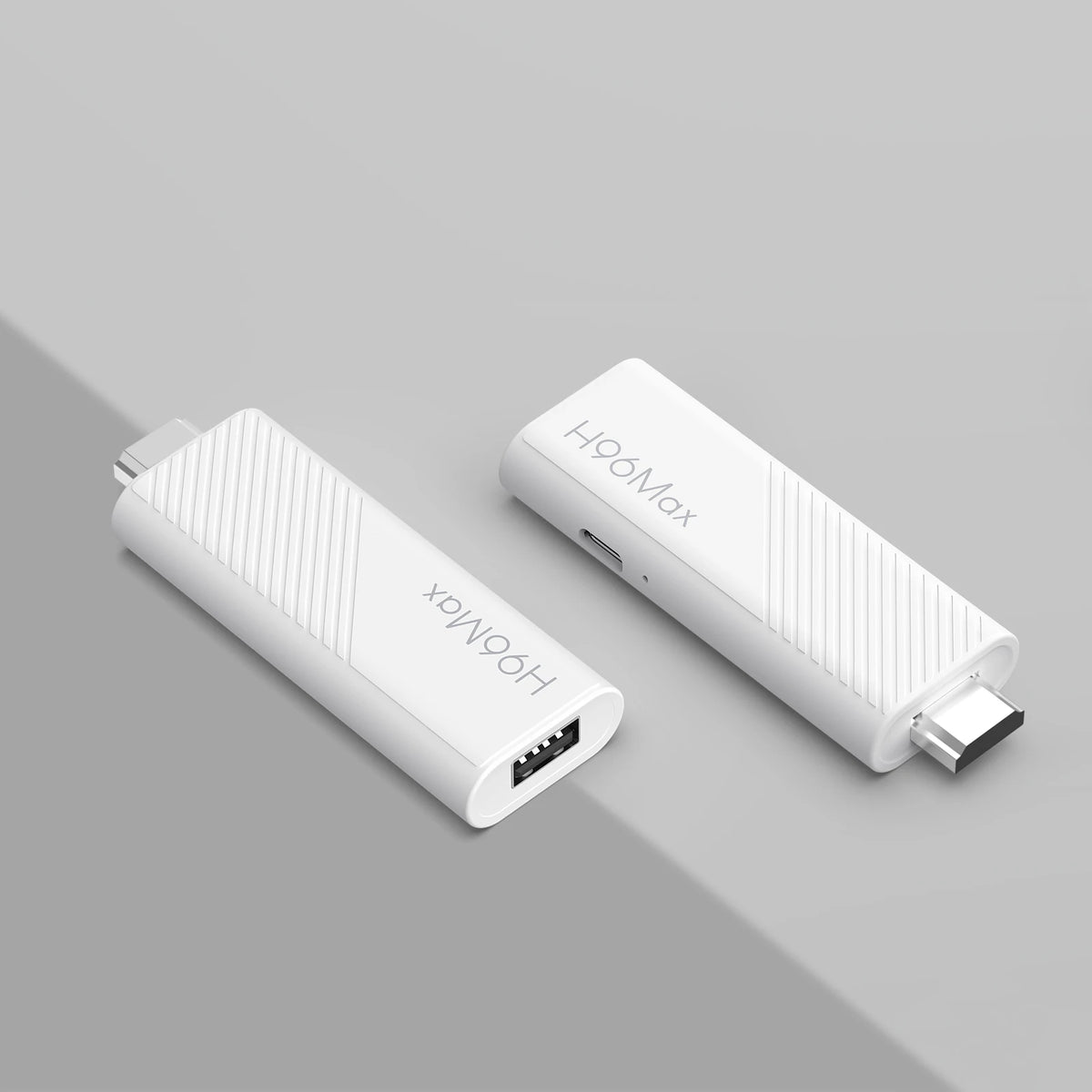 Android TV Stick H96 Max H313 Allwinner Quad Core 4K Wifi6 BT Voice Assistant Remote Control Media Player Smart TV Box