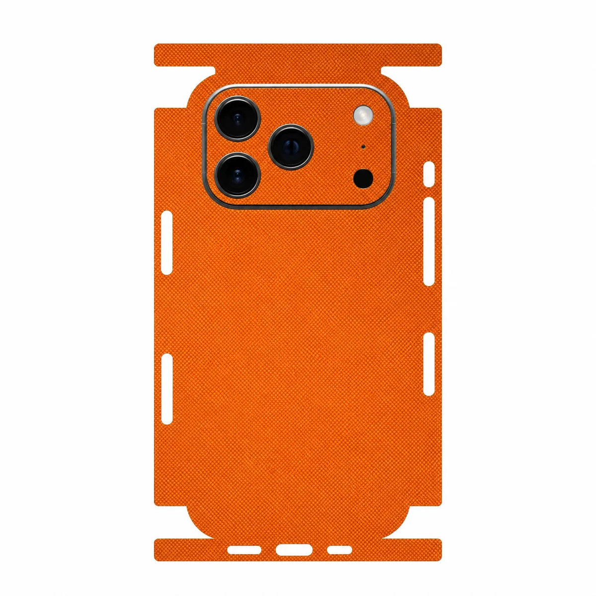 Faux Leather Full Wrap Skin for iPhone 17 16 15 14 13 Pro Max Full Coverage Back Film Anti Scratch Protective Sticker